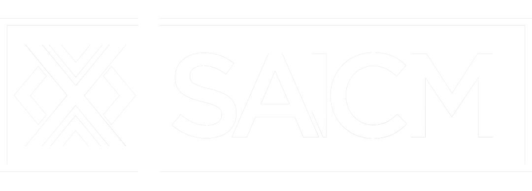 white SAICM logo